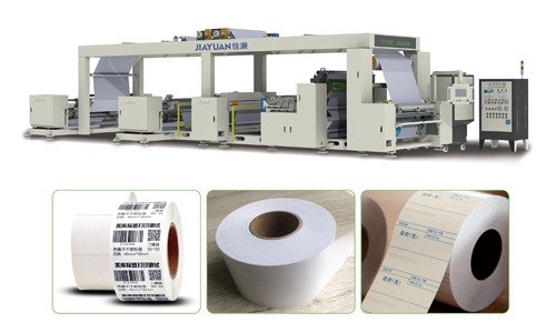 Production process and environmental characteristics of the linerless label coating machine